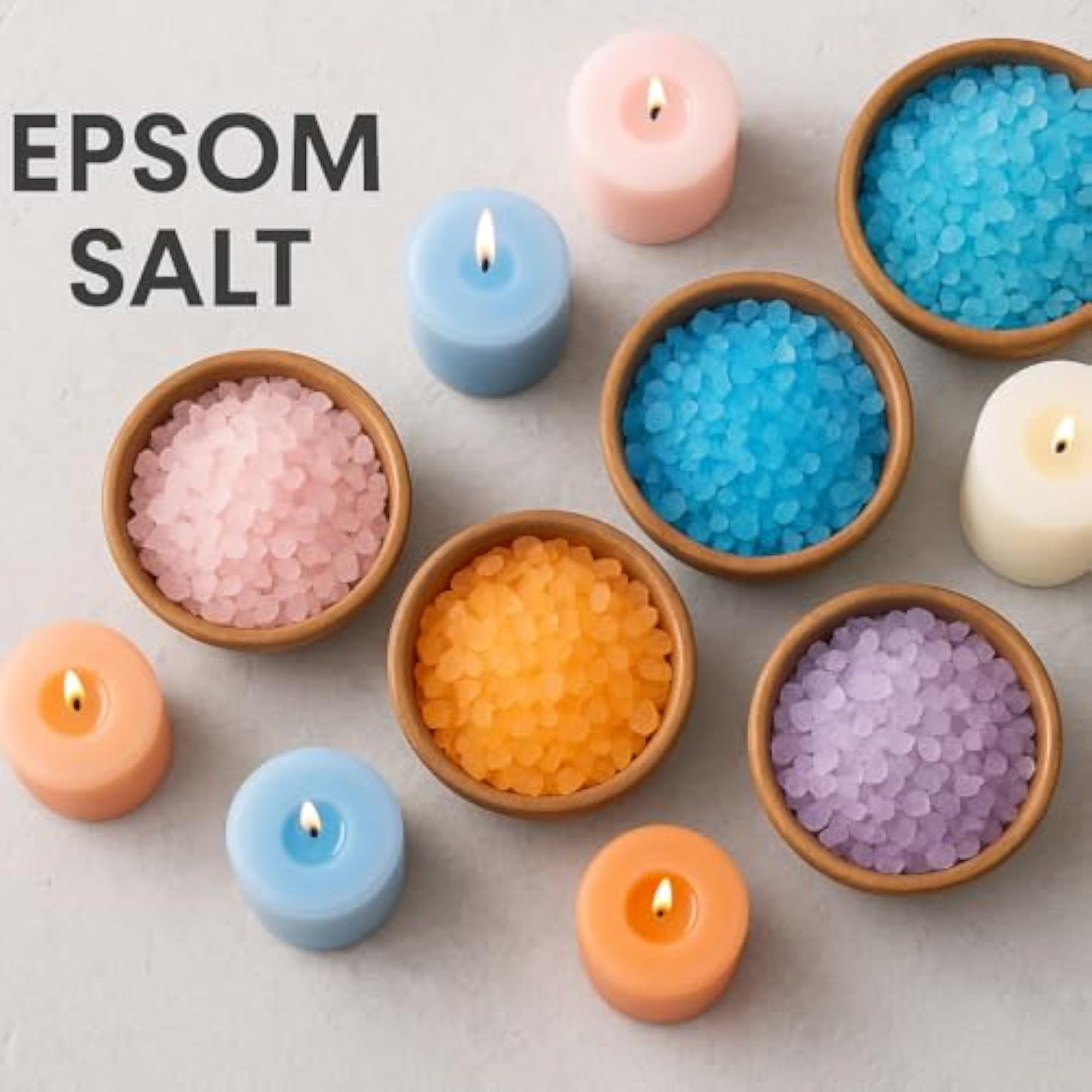 Fast-Acting Epsom Salt 2KG for Pain Relief and Relaxation
